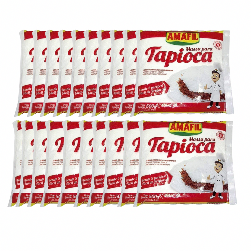 Combo 20 unidades Massa de Tapioca Amafil 500g