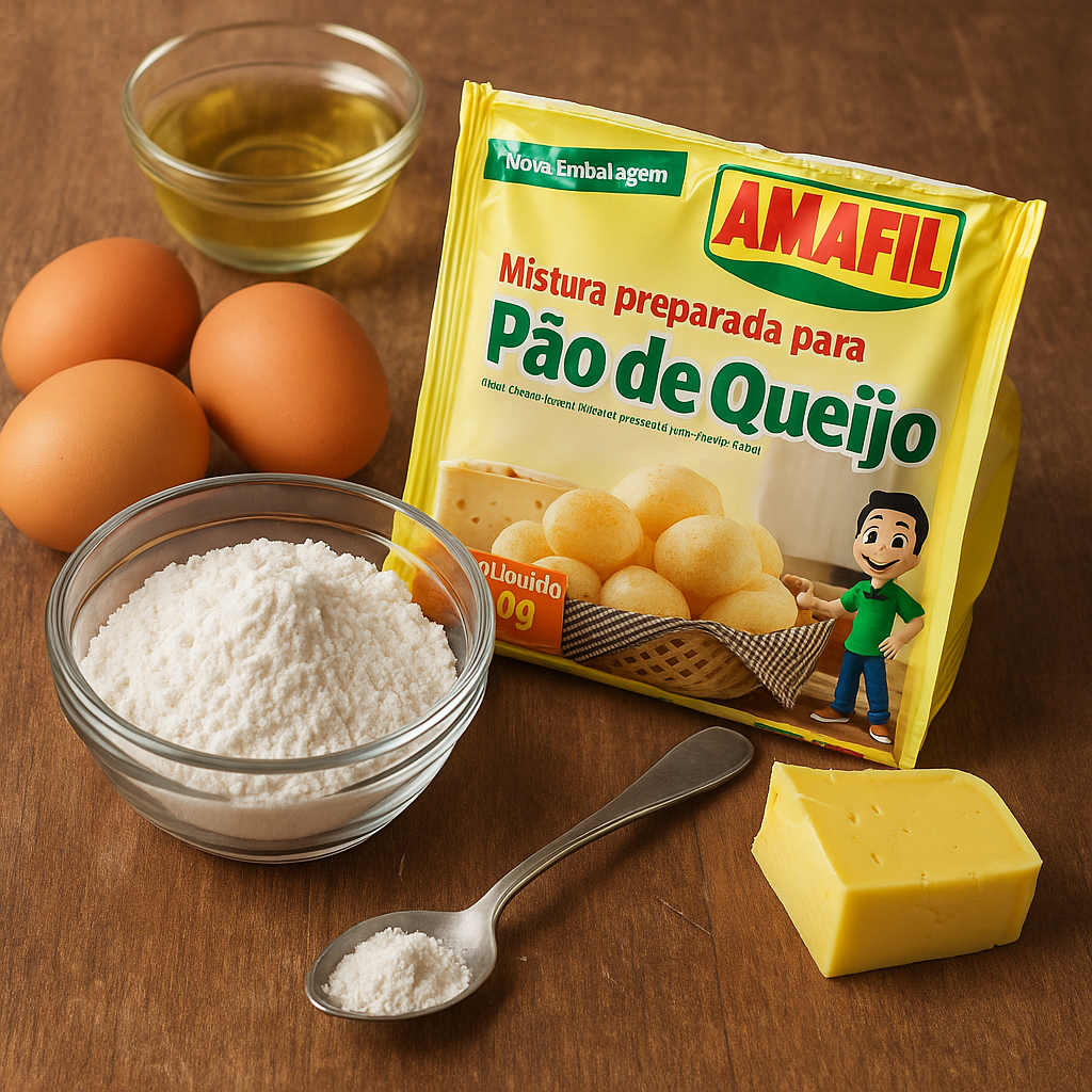 Mistura para pão de queijo Amafil 500g