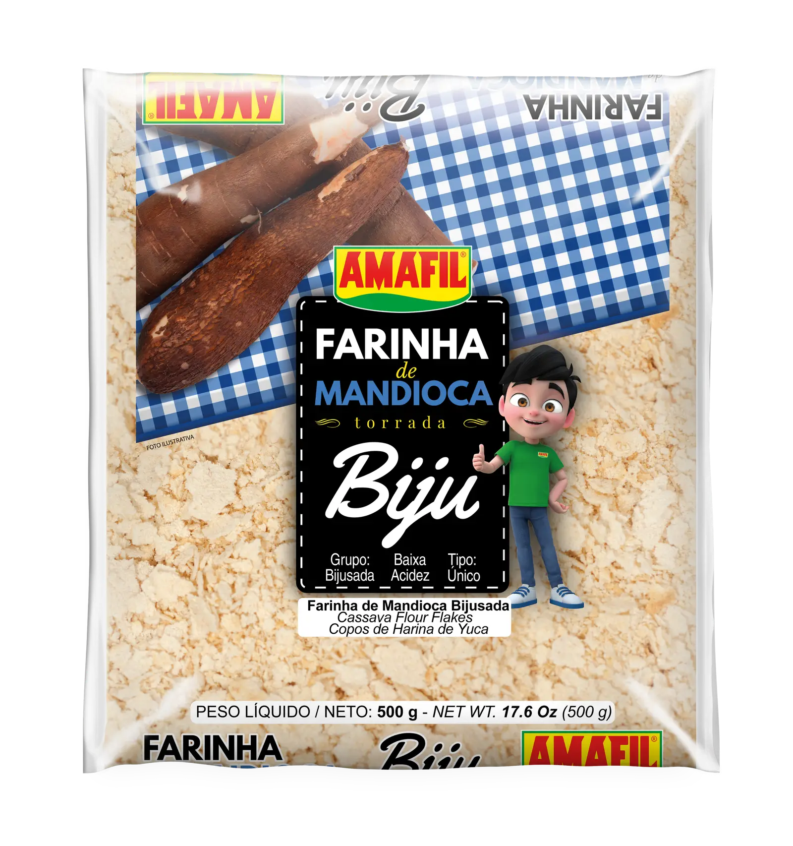 Farinha de Mandioca Torrada Biju – Amafil 500g