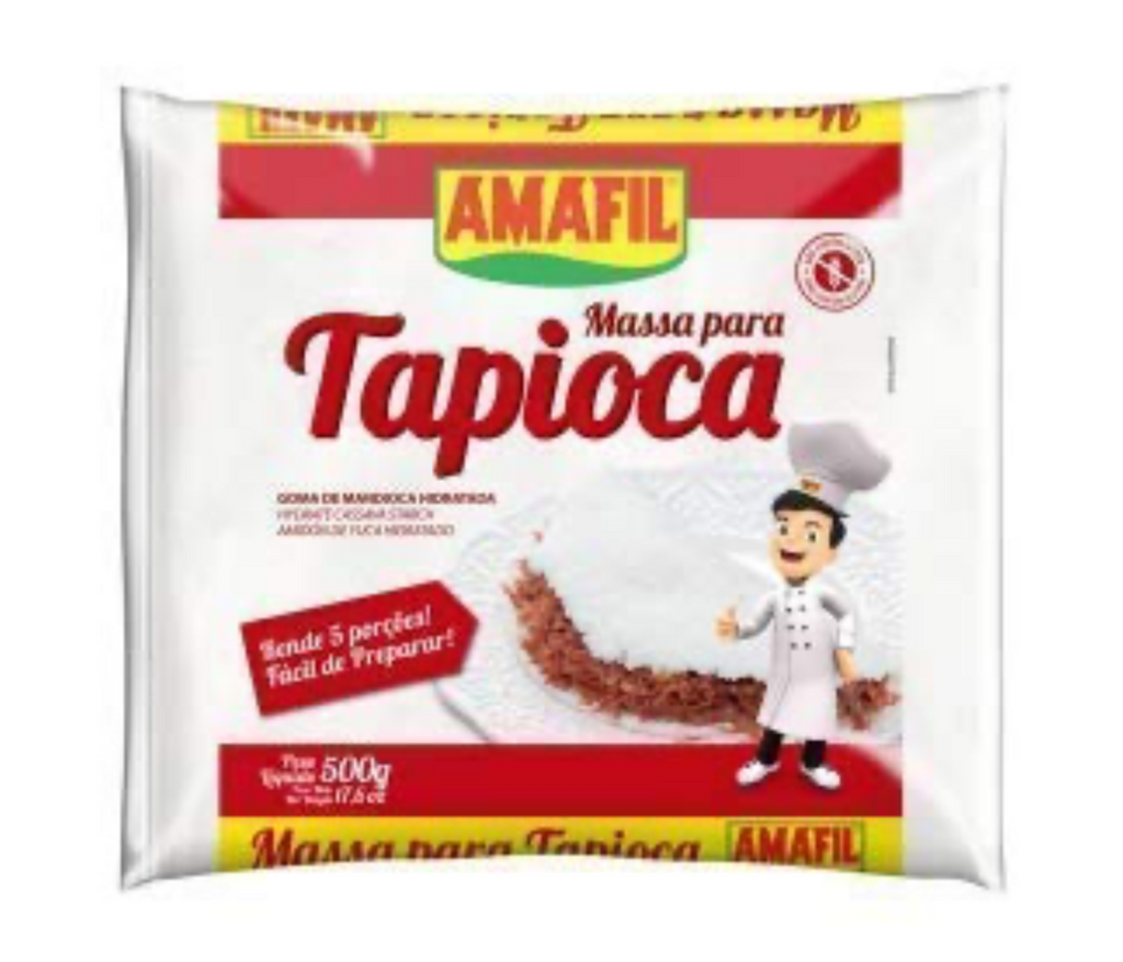 Combo 20 unidades Massa de Tapioca Amafil 500g